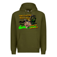 Army Green there's something mighty going on around here pig Premium Hoodie - LillyAllenDesigns