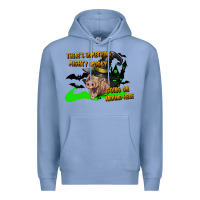 Colony Blue there's something mighty going on around here pig Premium Hoodie - LillyAllenDesigns