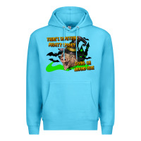 Ocean Blue there's something mighty going on around here pig Premium Hoodie - LillyAllenDesigns