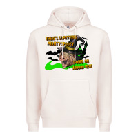 Pale Pink there's something mighty going on around here pig Premium Hoodie - LillyAllenDesigns
