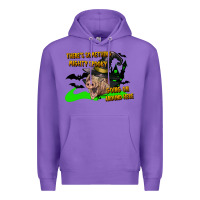 Purple there's something mighty going on around here pig Premium Hoodie - LillyAllenDesigns