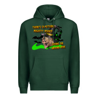 Sports Green there's something mighty going on around here pig Premium Hoodie - LillyAllenDesigns