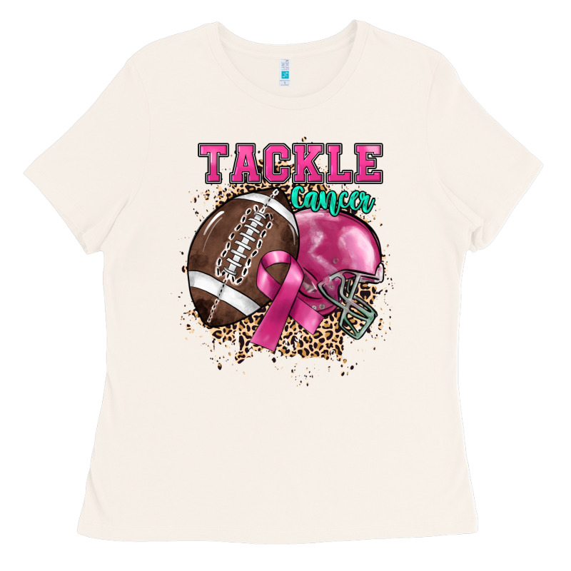 Tackle Cancer Ladies Tee by HowdyJamesFarm | Teevron