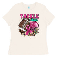 Bone Tackle Cancer Ladies Tee - HowdyJamesFarm