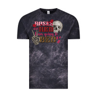 Cloud Black Valentine's Day roses are red i am going to bed Vintage Tee - FaDigitalArtStudio