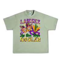 Oil Green Laissez les bon temps rouler Urban Heavy Tee - FaDigitalArtStudio
