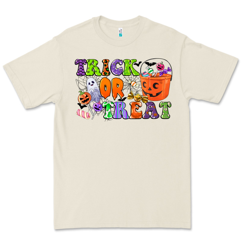 Trick Or Treat Premium Tee by CowGirlArtShop | Teevron