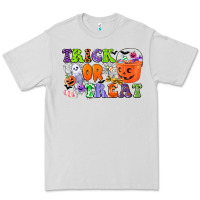 Dove Grey trick or treat Premium Tee - CowGirlArtShop