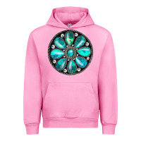 Fuchsia Pink turquoise gemstone Urban Hoodie - JahusDesignShop
