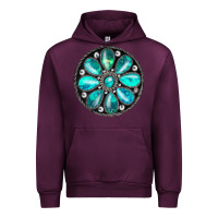Mauve Wine turquoise gemstone Urban Hoodie - JahusDesignShop