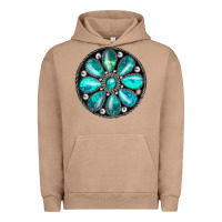Pigment Burro turquoise gemstone Urban Hoodie - JahusDesignShop