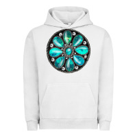 Pigment Lunar Rock turquoise gemstone Urban Hoodie - JahusDesignShop