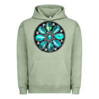 Pigment Oil Green turquoise gemstone Urban Hoodie - JahusDesignShop