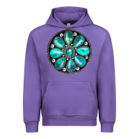 Tulip turquoise gemstone Urban Hoodie - JahusDesignShop