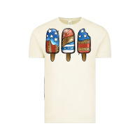 Vintage Arctic Patriotic Leopard Popsicles Vintage Tee - Jasminsmagicworld