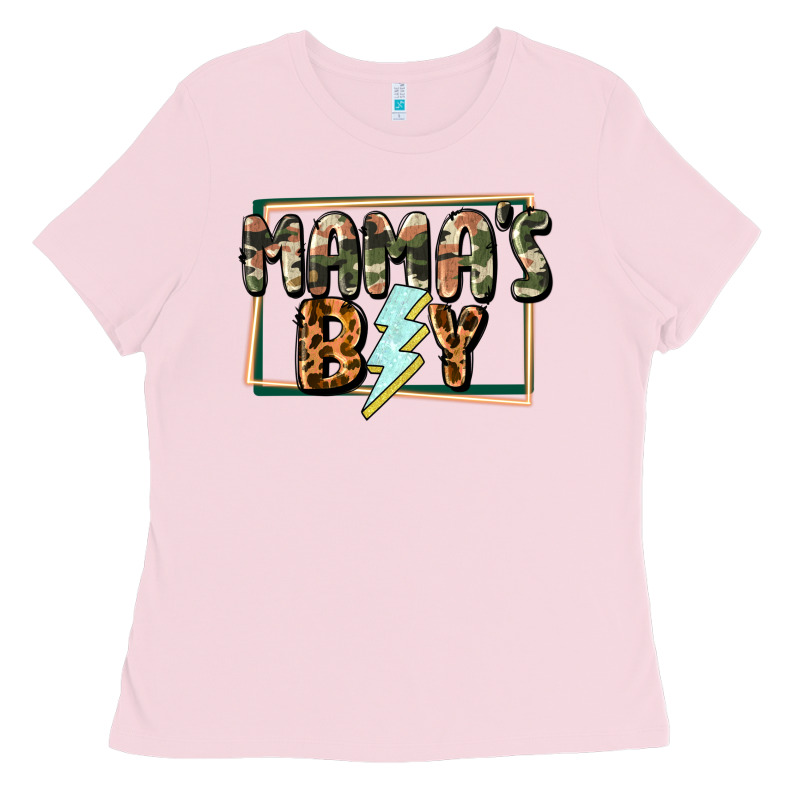 Mama's Boy Mother's Day Ladies Tee by CowGirlArtShop | Teevron