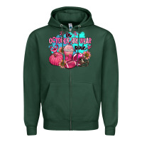 Sports Green in october we wear pink american football Zipper Hoodie - AdoDesignShop