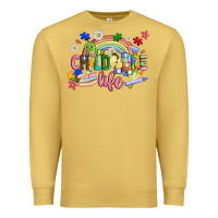 Antique Gold childcare life Premium Sweatshirt - JahusDesignShop