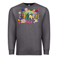 Charcoal Heather childcare life Premium Sweatshirt - JahusDesignShop