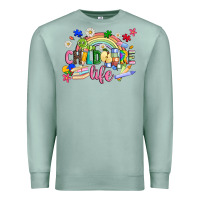 Seafoam childcare life Premium Sweatshirt - JahusDesignShop