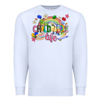 White childcare life Premium Sweatshirt - JahusDesignShop