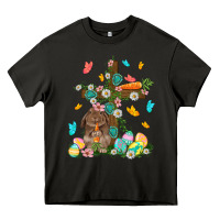 Western Rabbit With Cross Easter Day Heavy Core Tee | Teevron