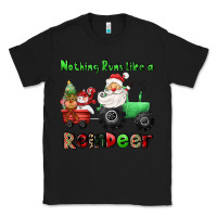 Black nothing runs like a reindeer Classic Tee - CowGirlArtShop
