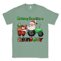 Sage nothing runs like a reindeer Classic Tee - CowGirlArtShop