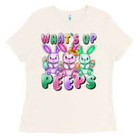 Bone What's up peeps Easter bunnies Easter Day Ladies Tee - CowGirlArtShop