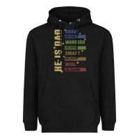 Black bible verses Heavyweight Hoodie - JahusDesignShop