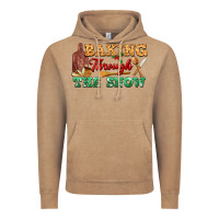Vintage Coffee baking through the snow Vintage Hoodie - FaDigitalArtStudio