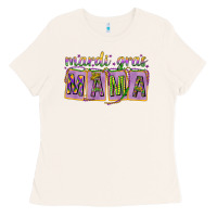 Bone Mardi Gras Mama with Beads Ladies Tee - HowdyJamesFarm