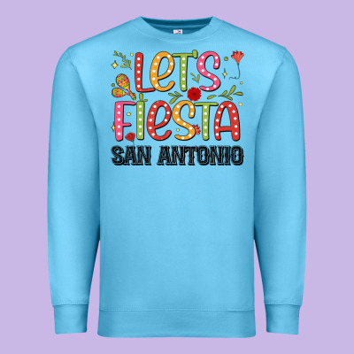 Lets Fiesta San Antonio Premium Sweatshirt Designed By Jahusdesignshop
