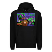 Black Too Cute To Spook Baby Orangutan Premium Hoodie - LillyAllenDesigns