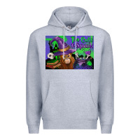 Heather Grey Too Cute To Spook Baby Orangutan Premium Hoodie - LillyAllenDesigns