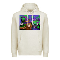 Oatmeal Heather Too Cute To Spook Baby Orangutan Premium Hoodie - LillyAllenDesigns