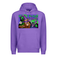Purple Too Cute To Spook Baby Orangutan Premium Hoodie - LillyAllenDesigns