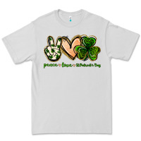 Dove Grey peace love st.patrick's day Premium Tee - Jasminsmagicworld