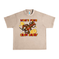 French Oak Crawfish who's your craw daddy Urban Heavy Tee - FaDigitalArtStudio