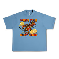 Pebble Blue Crawfish who's your craw daddy Urban Heavy Tee - FaDigitalArtStudio
