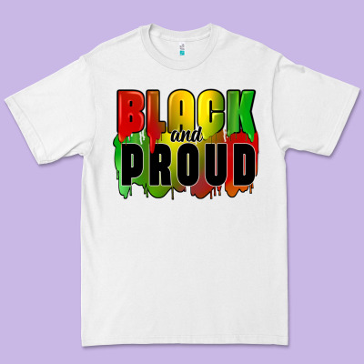 Black And Proud Premium Tee Designed By Cowgirlartshop