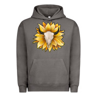 Pigment Tornado sunflower bull skull Urban Hoodie - JahusDesignShop