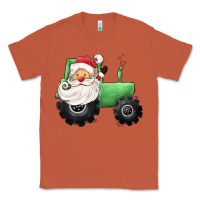 Copper santa tractor Classic Tee - CowGirlArtShop