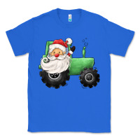 True Royal santa tractor Classic Tee - CowGirlArtShop