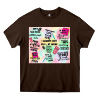 Chocolate Brown funny office Heavy Core Tee - TumblerDesignByShophia