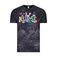 Cloud Black Easter Nurse Vintage Tee - OliviaCreatesArt