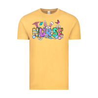 Vintage Mustard Easter Nurse Vintage Tee - OliviaCreatesArt