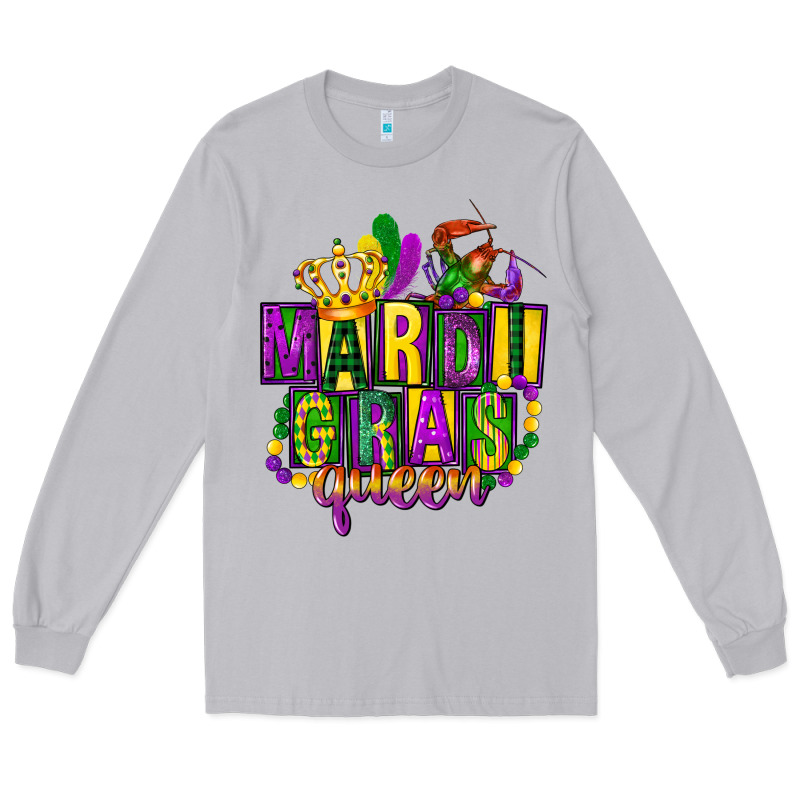 Mardi Gras Queen Long Sleeve Tee by FaDigitalArtStudio | Teevron