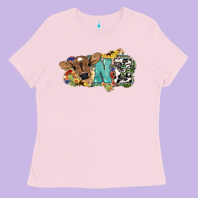One Baby Cow Ladies Tee Designed By Howdyjamesfarm