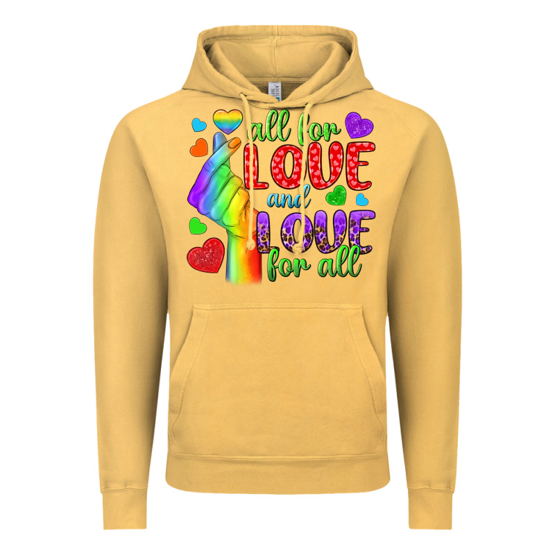 Western All For Love And Love For All Vintage Hoodie by BundleAndBundleShop | Teevron